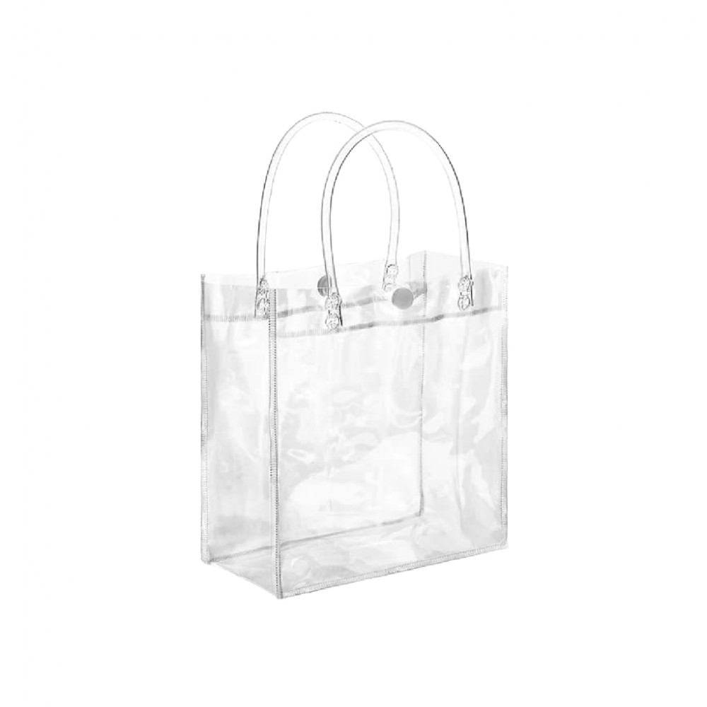 MQ安心購物 PVC透明手提袋 PVC手提袋 塑膠手提袋 透明手提袋 飲料提袋 透明手提包 PVC手提袋 手提袋